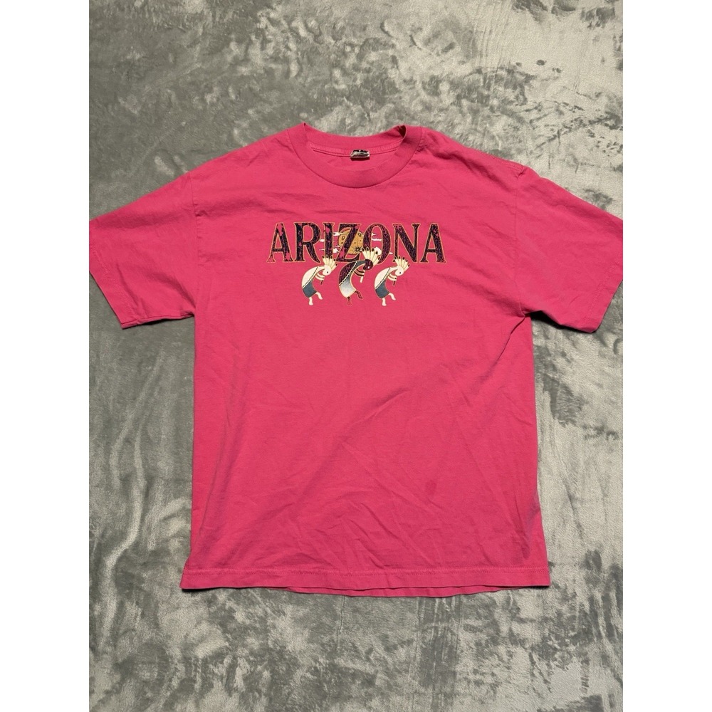 Vintage Arizona Aztec Native T shirt Pink Size Large - Picture 1 of 5